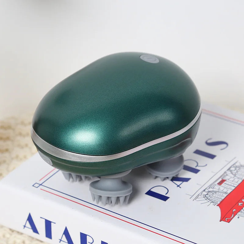 Electric Scalp Massager with Red Light — Adjustable Speed