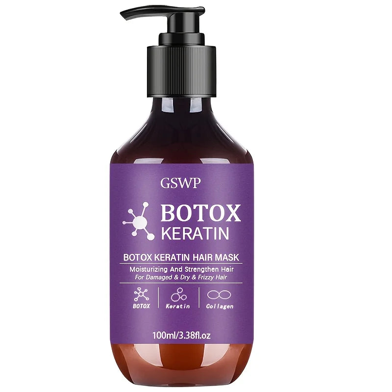 Keratin Repair Hair Mask 100ml / 200ml — Frizz & Split Ends