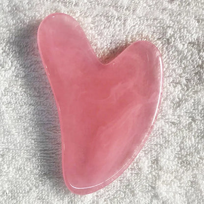 Gua Sha Facial Board — Rose & Jade Tone
