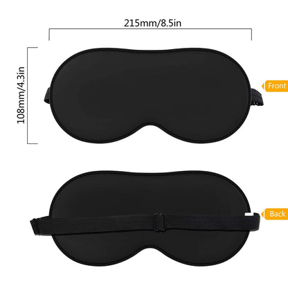 Silk Sleep Mask — Cotton-Filled Blackout Eye Mask