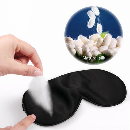 Silk Sleep Mask — Cotton-Filled Blackout Eye Mask