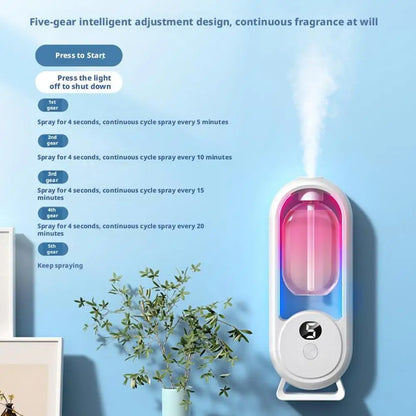 Automatic USB Fragrance Diffuser — Mist & Light