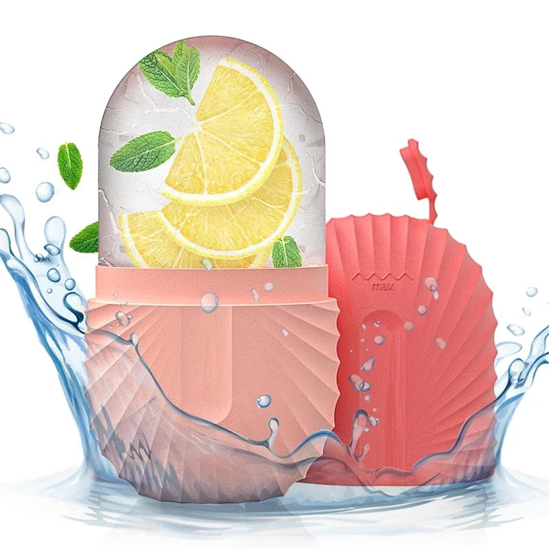 Silicone Ice Roller & Mold — Puffiness & Pores