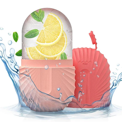 Silicone Ice Roller & Mold — Puffiness & Pores