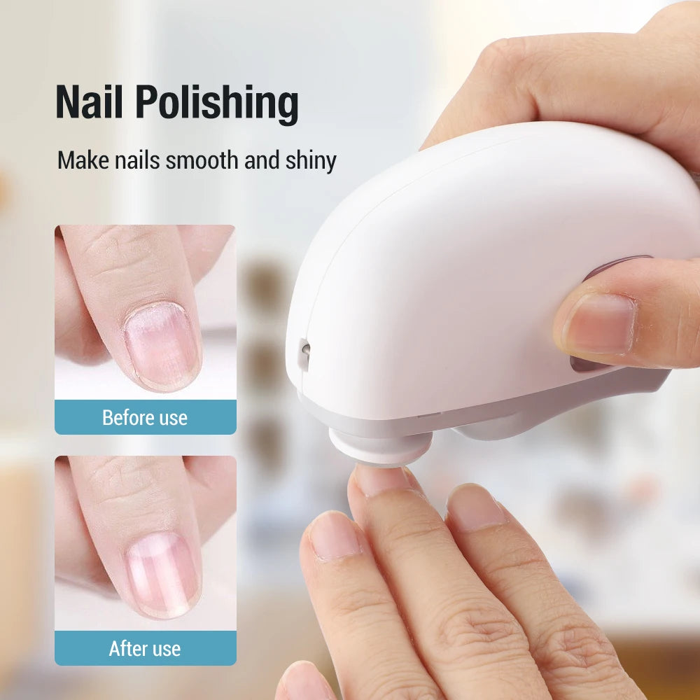 Electric Nail Clipper & Grinder — 2-in-1 for Adults & Babies