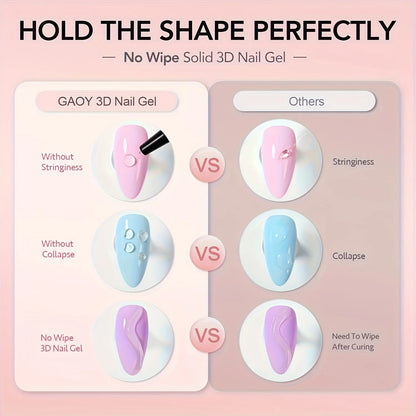 3D Nail Art Modeling Gel — Sculpting & Painting Gel