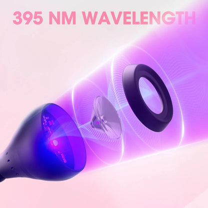 Clip-On USB Nail Lamp — Mini 395nm UV Dryer