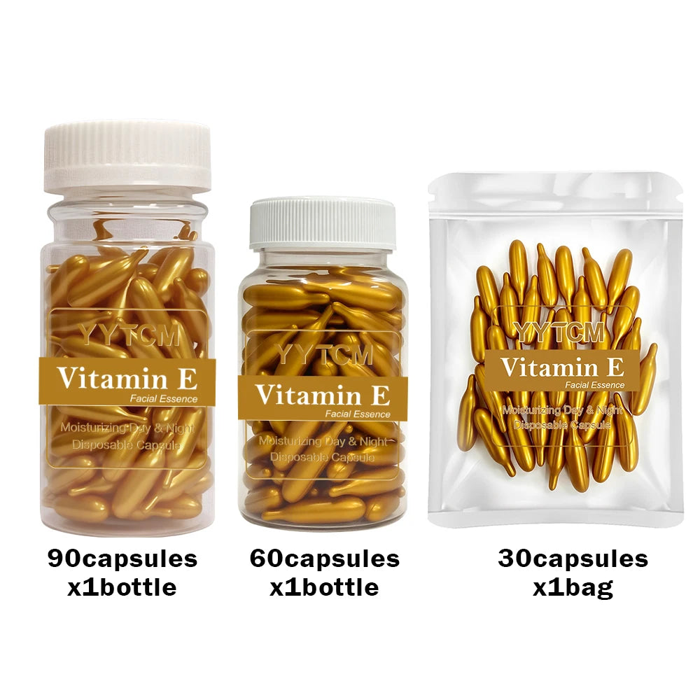 Vitamin E Serum Capsules — 90 Single-Use Doses