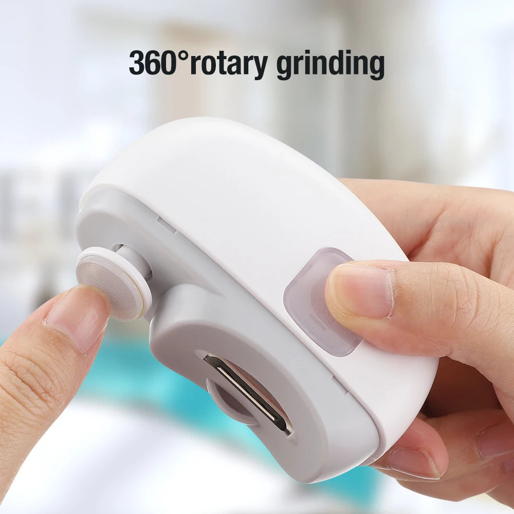 Electric Nail Clipper & Grinder — 2-in-1 for Adults & Babies