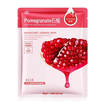 Natural Plant Sheet Masks 30pc — Aloe & Fruit Face Masks