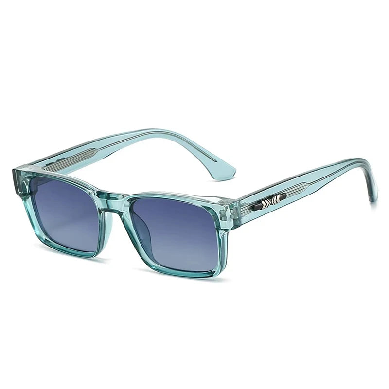 Classic Square Sunglasses with UV400 Protection — Unisex
