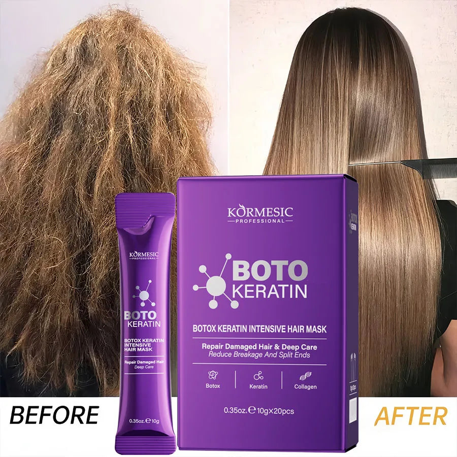 5-Second Keratin Repair Hair Mask — Deep Moisture Treatment