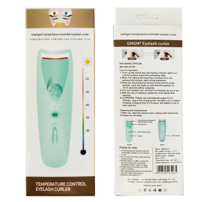 Heated Eyelash Curler — Electric Long-Lasting Curl