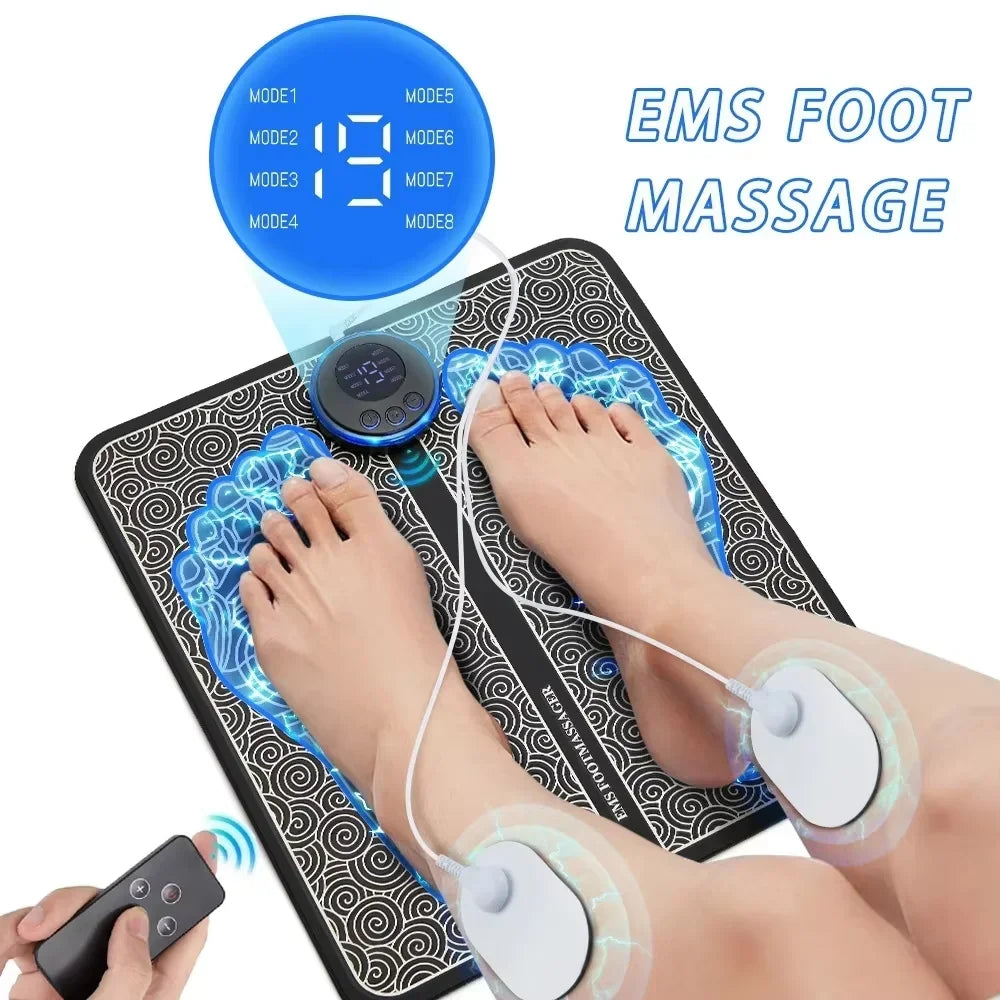 Electric Foot Massager Pad — Deep Muscle Relief Mat