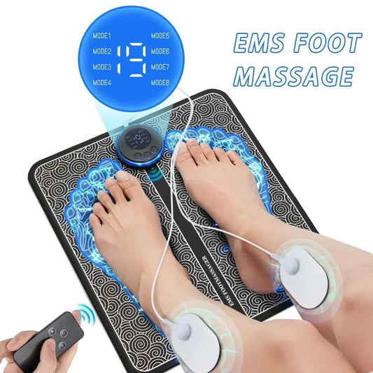 Electric Foot Massager Pad — Deep Muscle Relief Mat