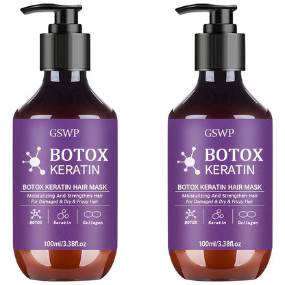 Keratin Repair Hair Mask 100ml / 200ml — Frizz & Split Ends