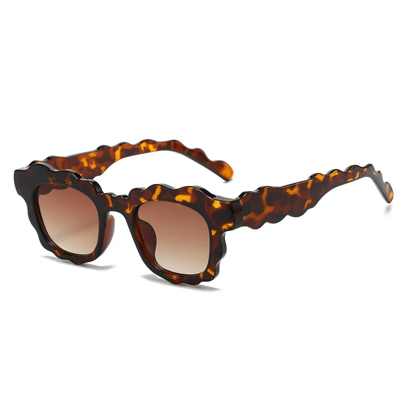 Jelly Tint Square Sunglasses — Clear Gradient UV400