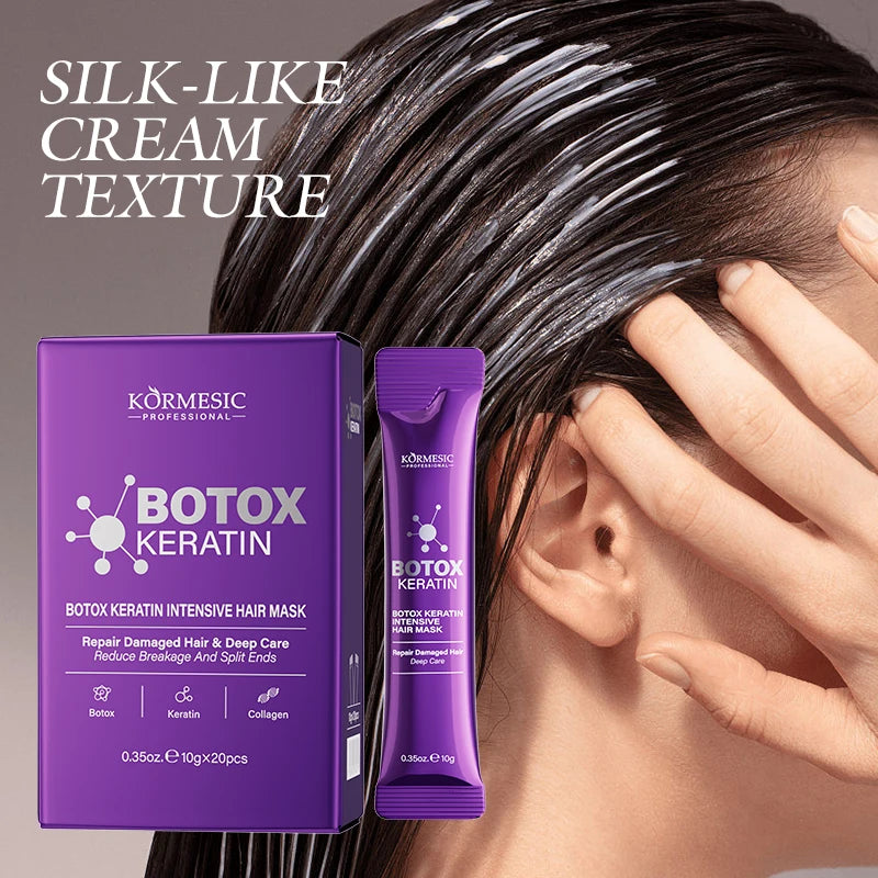 5-Second Keratin Repair Hair Mask — Deep Moisture Treatment