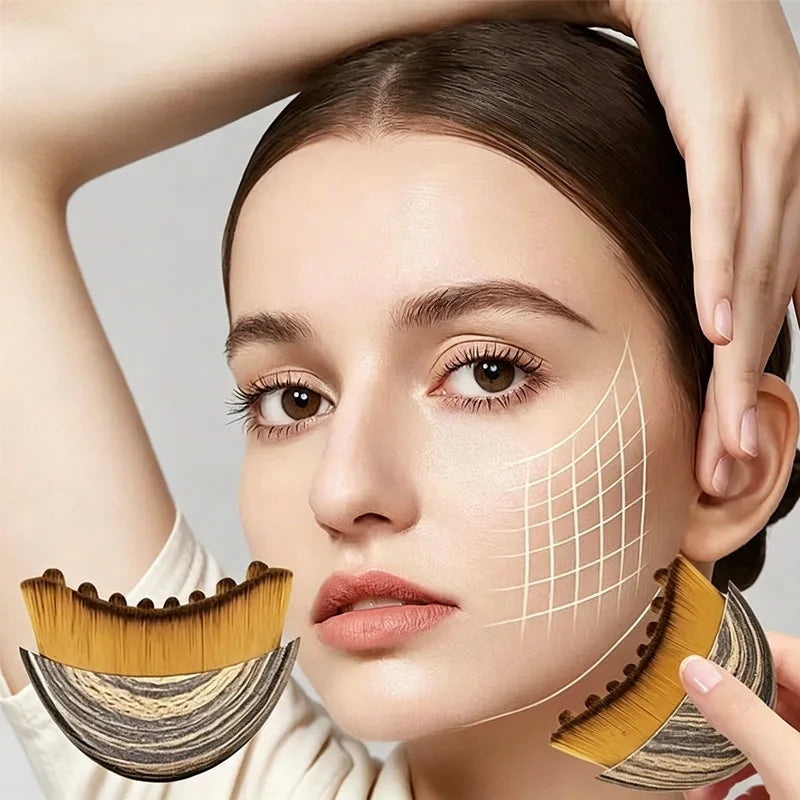 Lymphatic Drainage Face Brush — Sculpting Contour Massager