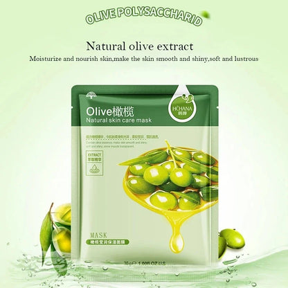 Natural Plant Sheet Masks 30pc — Aloe & Fruit Face Masks
