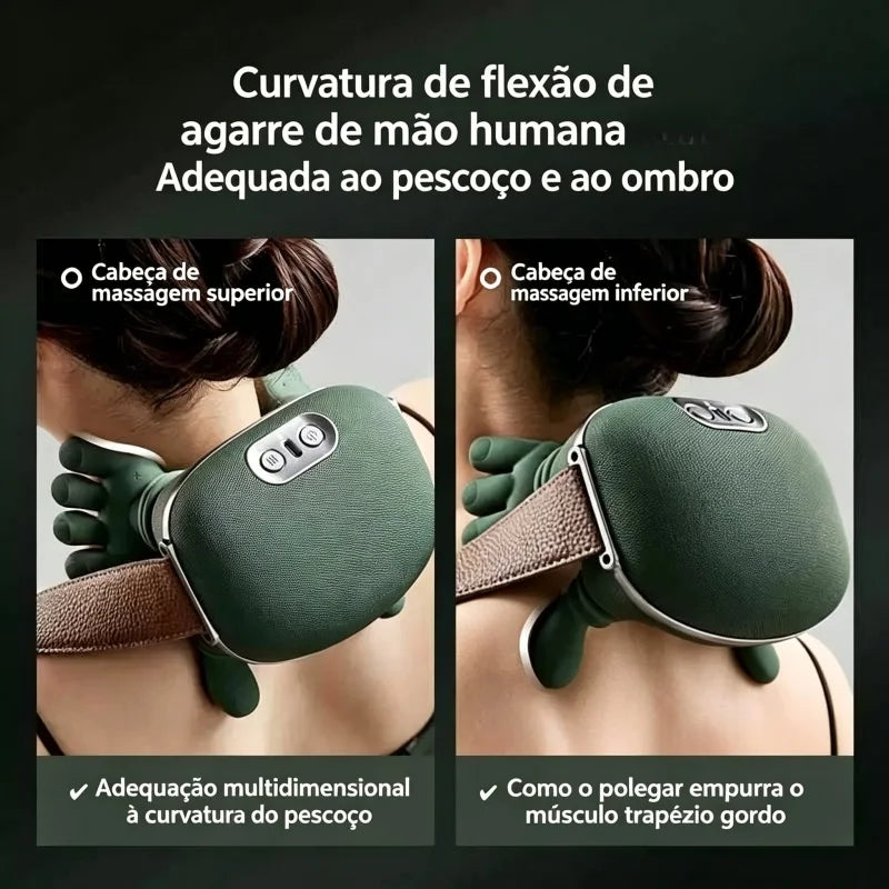 4D Heated Neck & Shoulder Massager — Kneading Shiatsu