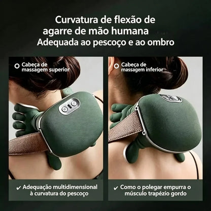 4D Heated Neck & Shoulder Massager — Kneading Shiatsu