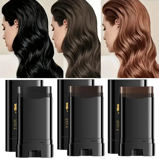 Root Touch-Up Hair Color Stick — Waterproof Grey Cover