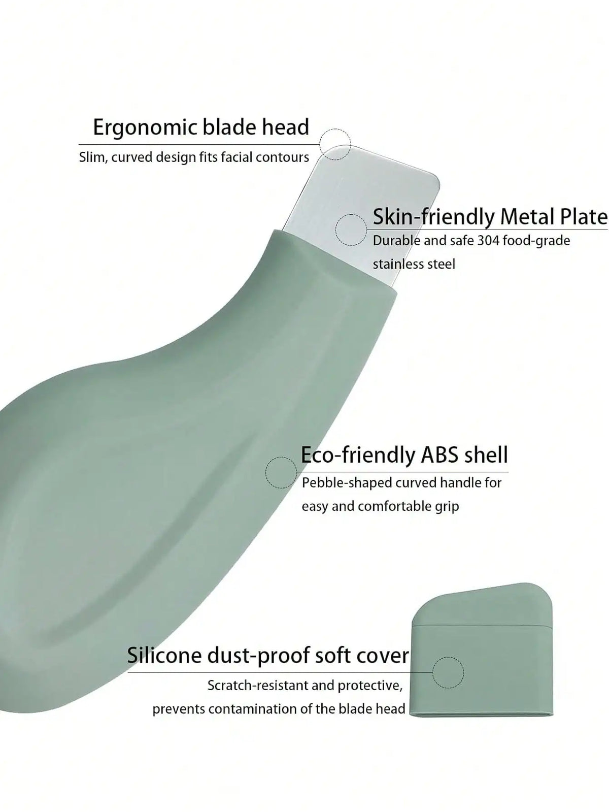 Silicone Blackhead Remover — Nose & Pore Scraper