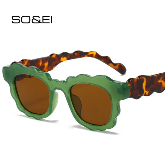 Jelly Tint Square Sunglasses — Clear Gradient UV400