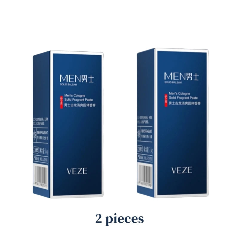 Men's Solid Perfume Stick — Light Fresh Travel Cologne