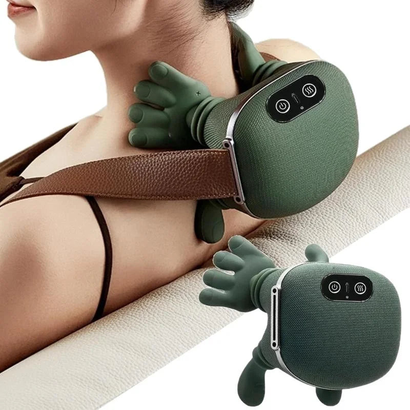 4D Heated Neck & Shoulder Massager — Kneading Shiatsu