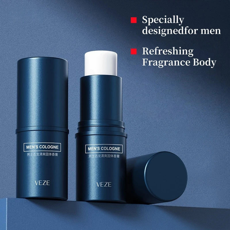 Men's Solid Perfume Stick — Light Fresh Travel Cologne