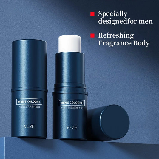 Men's Solid Perfume Stick — Light Fresh Travel Cologne