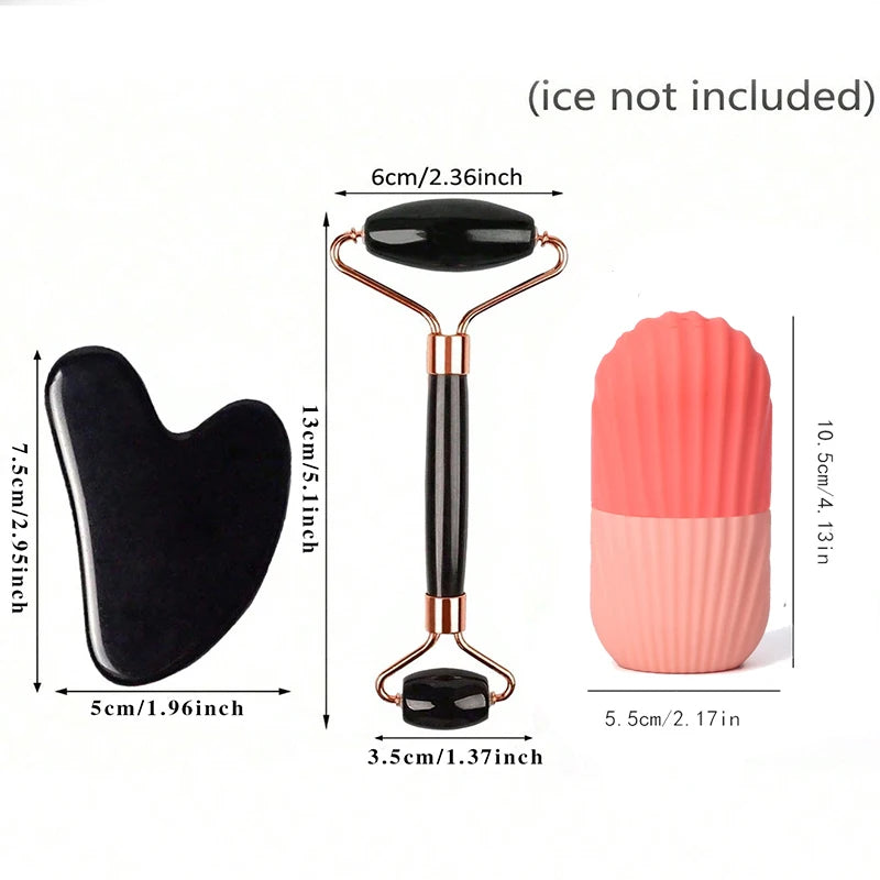 Ice Face Roller Set — Depuff & Contour