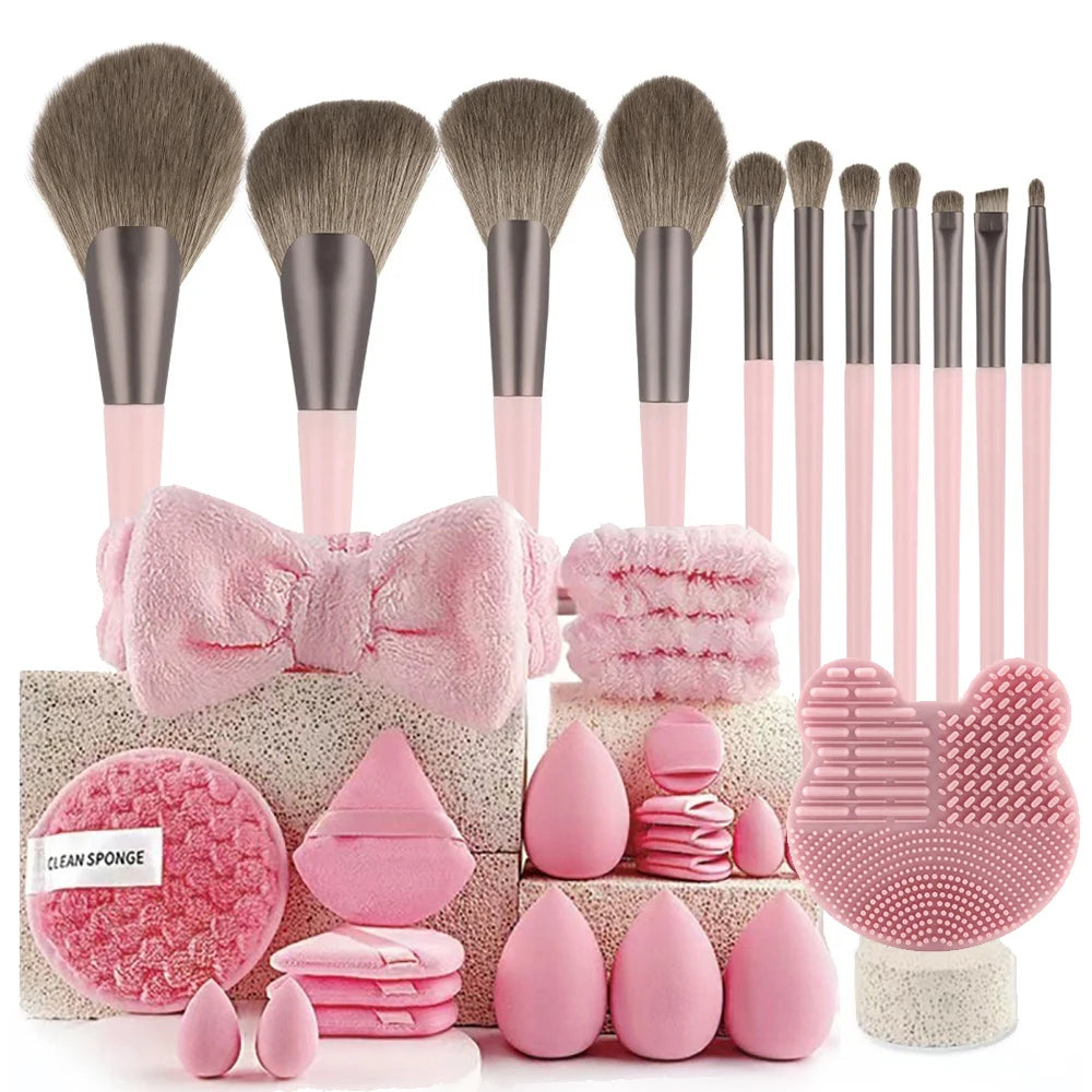 33-Piece Beauty Sponge & Makeup Applicator Set