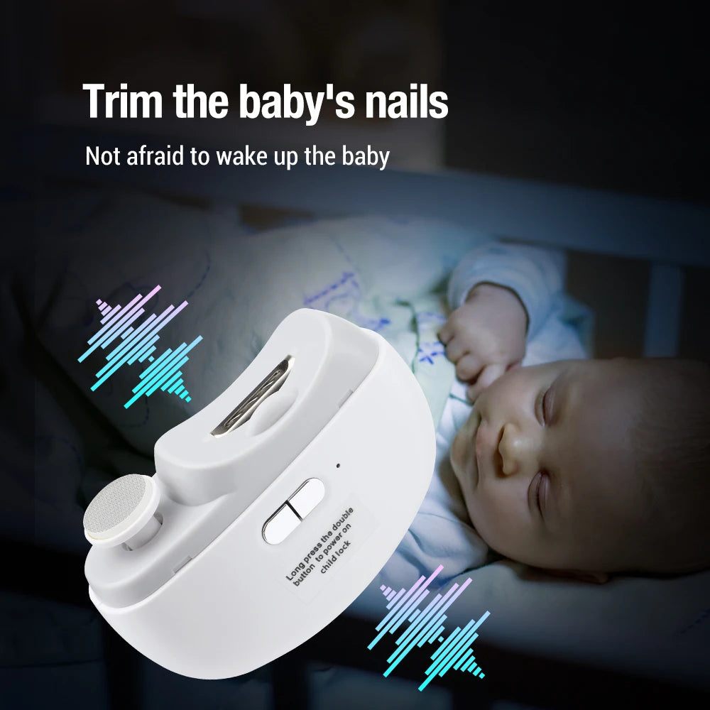 Electric Nail Clipper & Grinder — 2-in-1 for Adults & Babies