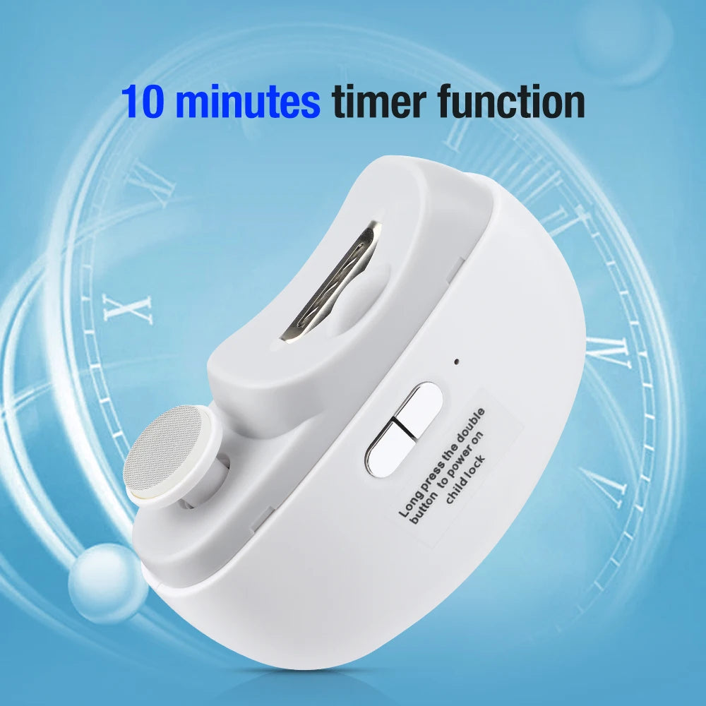 Electric Nail Clipper & Grinder — 2-in-1 for Adults & Babies