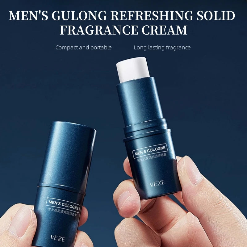 Men's Solid Perfume Stick — Light Fresh Travel Cologne