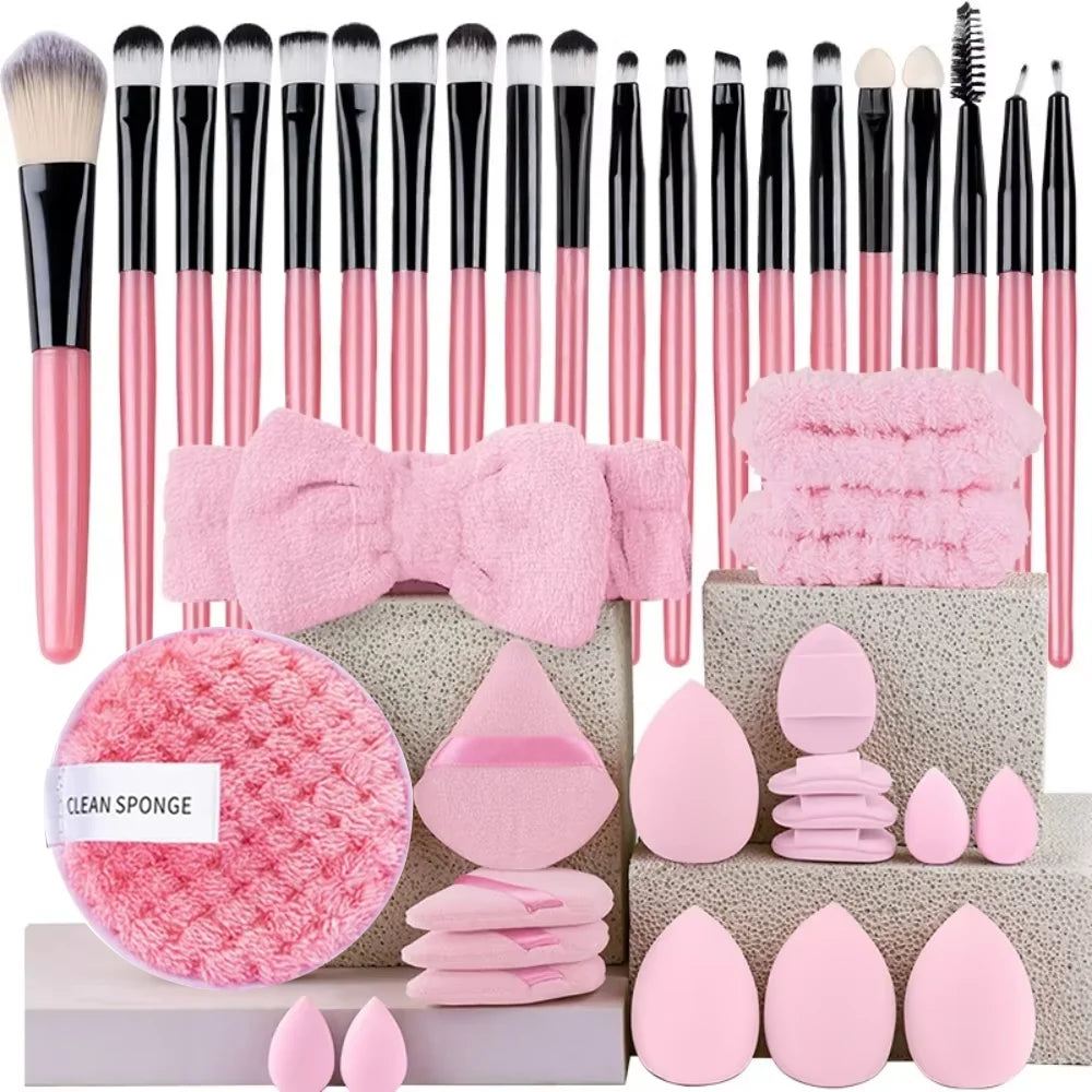 33-Piece Beauty Sponge & Makeup Applicator Set