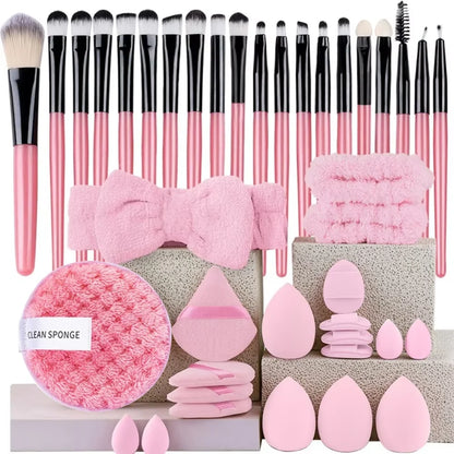 33-Piece Beauty Sponge & Makeup Applicator Set