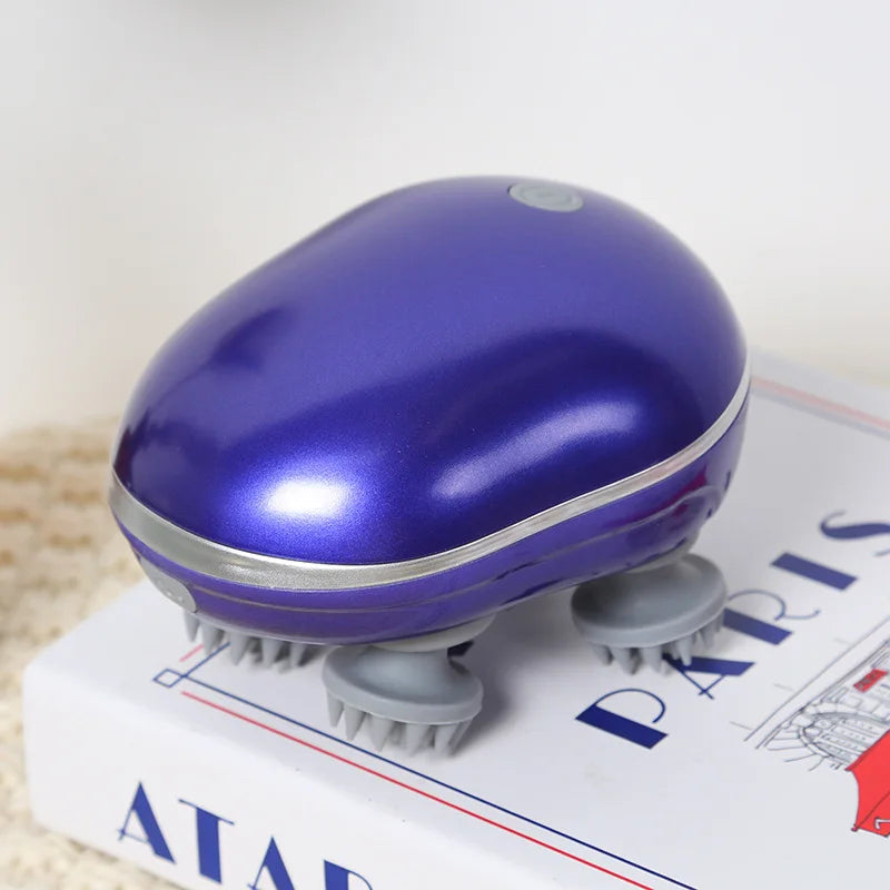 Electric Scalp Massager with Red Light — Adjustable Speed