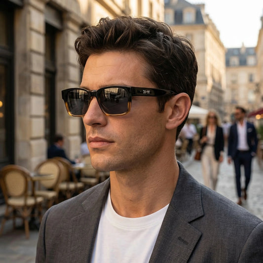 Classic Square Sunglasses with UV400 Protection — Unisex