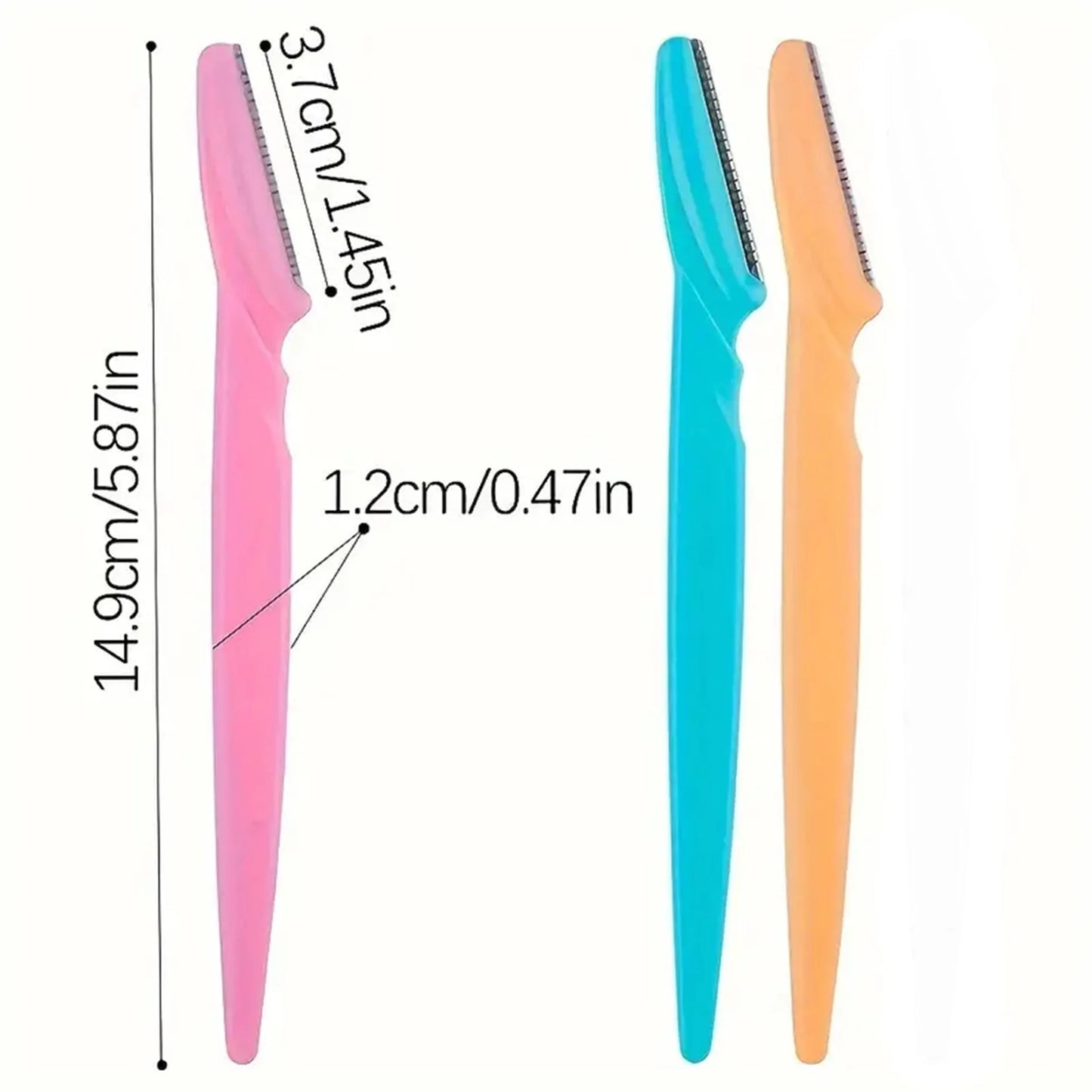 Facial Razor & Eyebrow Trimmer Set — Dermaplaning Blades