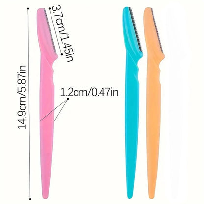 Facial Razor & Eyebrow Trimmer Set — Dermaplaning Blades