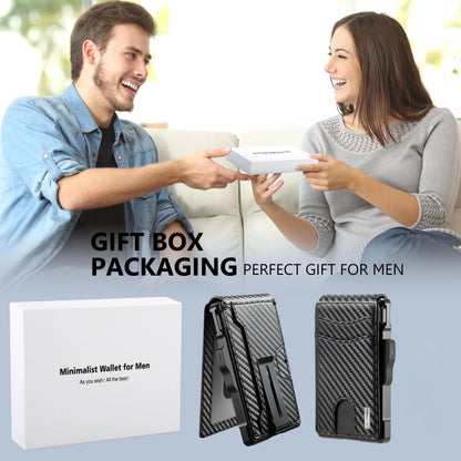 Pop-Up RFID Wallet — 9-13 Cards, Money Clip & ID Window