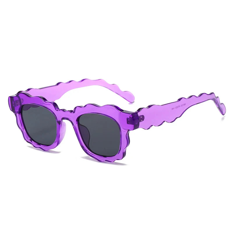 Jelly Tint Square Sunglasses — Clear Gradient UV400