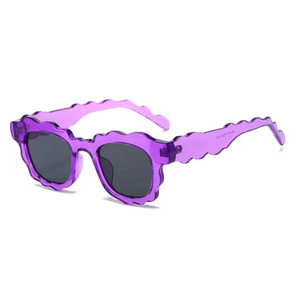 Jelly Tint Square Sunglasses — Clear Gradient UV400