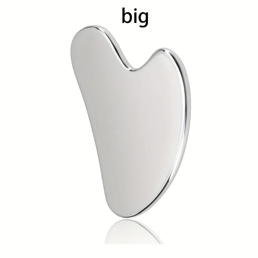 Stainless Steel Gua Sha — Cooling Face & Eye Tool