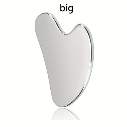 Stainless Steel Gua Sha — Cooling Face & Eye Tool