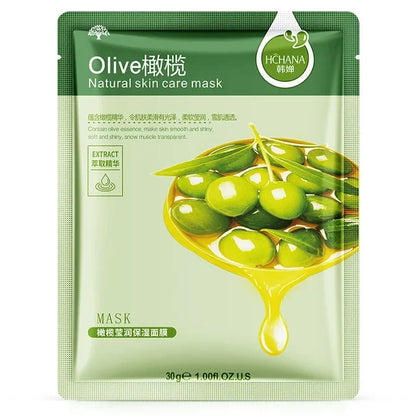 Natural Plant Sheet Masks 30pc — Aloe & Fruit Face Masks